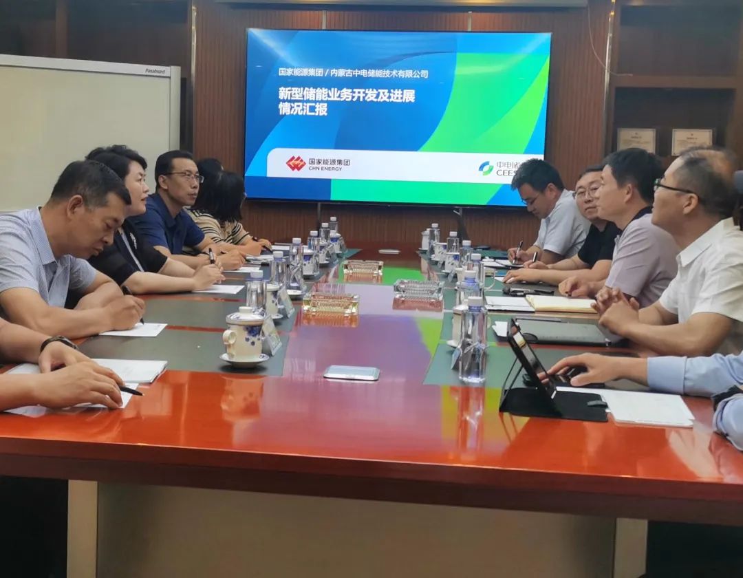 李晓燕主任一行调研内蒙古中电储能公司
